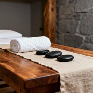 dreamina-2025-12-02-8275-Salle de massage dans un chalet de luxe ...